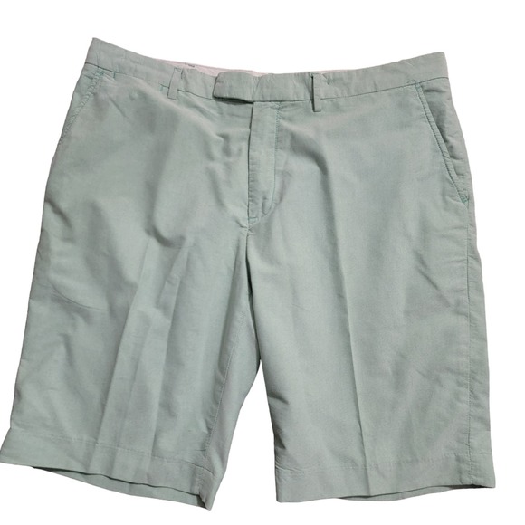 Polo Ralph Lauren mens Green‎ cotton flat front shorts sz 40 - Picture 1 of 4